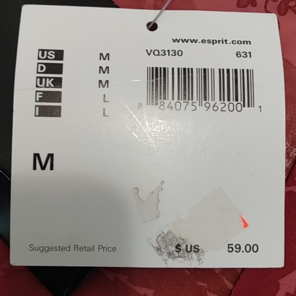 ESPRIT Collection Floral Sheer Top Blouse M - Picture 12 of 14